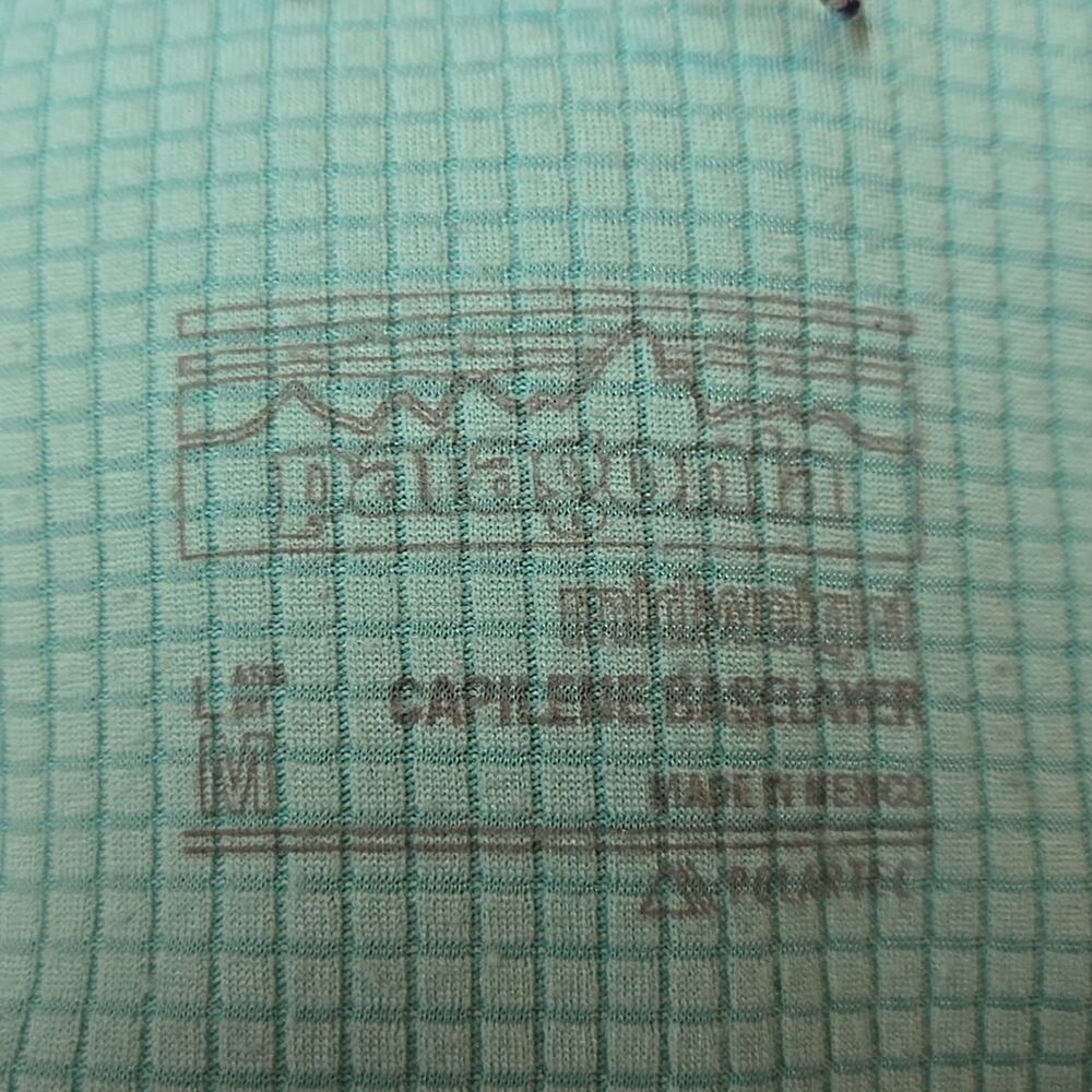 Patagonia Women's Capilene Midweight Zip-Neck Pullover Baselayer Blue Sz Medium - Picture 4 of 8